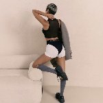 Трусики-бразиліана з фіксацією дилдо Strap-On-Me Harness Lingerie Idole – S – Black, високі - мініатюра 11
