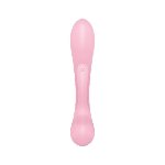 Двосторонній вібратор-кролик Satisfyer Triple Oh Pink (м'яте паковання!!!) - мініатюра 5