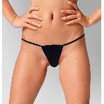 Жіночі трусики  XS-2XL  з силіконовою анальною пробкою Art Sex - Sexy Panties plug size M Black - мініатюра 1