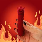 Вібратор-єдиноріжка Unihorn USB Bullet – Blaze Diablo віброкуля, USB-зарядка, 10 режимів - мініатюра 8