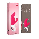 Вібратор-кролик Fun Factory MISS BI pink/white (м'яте паковання!!!) - мініатюра 7