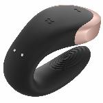 Смарт-вібратор для пар Satisfyer Double Love (Black) (м'яте паковання!!!) - мініатюра 3