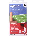 Фалоімітатор Doc Johnson The Realistic Cock ULTRASKYN - 5" with Balls Vanilla (надрив паковання!!!) - мініатюра 12