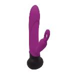 Вібратор з обертанням стовбура Adrien Lastic Mini Bonnie з петелькою для пальчика - мініатюра 1