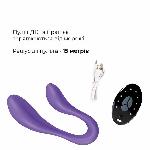 Вібратор для пар Adrien Lastic Couple Secrets II з пультом LRS, два мотори, універсальний - мініатюра 4