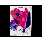 Анальні кульки Alive Triball Pink, силікон макс. діаметр 2 см - мініатюра 2