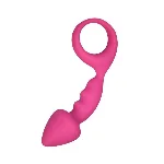 Анальна пробка Adrien Lastic Budy Pink із стимулюючою ніжкою, макс. діаметр 2,5 см - мініатюра 1