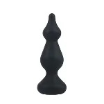 Анальна пробка Adrien Lastic Amuse Mini Black (S) з двома переходами, макс. діаметр 3 см - мініатюра 1