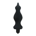 Анальна пробка з вібрацією Adrien Lastic Bullet Amuse Black, макс. діаметр 3,9 см - мініатюра 1