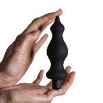 Анальна пробка з вібрацією Adrien Lastic Bullet Amuse Black, макс. діаметр 3,9 см - мініатюра 4