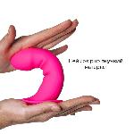 Дилдо з присоскою Adrien Lastic Hitsens 2 Pink, відмінно для страпона, макс. діам. 4см, довж. 16,7см - мініатюра 3