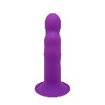Дилдо з присоскою Adrien Lastic Hitsens 3 Purple, відмінно для страпона, діам. 4,1см, довжина 18,2см - мініатюра 1