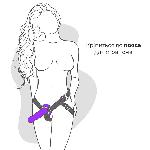 Дилдо з присоскою Adrien Lastic Hitsens 3 Purple, відмінно для страпона, діам. 4,1см, довжина 18,2см - мініатюра 5