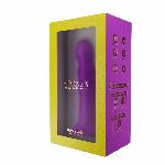 Дилдо з присоскою Adrien Lastic Hitsens 3 Purple, відмінно для страпона, діам. 4,1см, довжина 18,2см - мініатюра 6