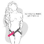 Дилдо з присоскою Adrien Lastic Hitsens 4 Pink, відмінно для страпона, діаметр 3,7см, довжина 17,8см - мініатюра 5