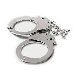 Наручники металеві Adrien Lastic Handcuffs Metallic (поліцейські) - мініатюра 4