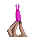Віброкуля Adrien Lastic Pocket Vibe Rabbit Pink зі стимулювальними вушками - мініатюра 3