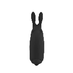 Віброкуля Adrien Lastic Pocket Vibe Rabbit Black зі стимулювальними вушками - мініатюра 1