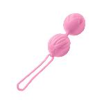 Вагінальні кульки Adrien Lastic Geisha Lastic Balls Mini Pink (S), діаметр 3,4 см, маса 85 г - мініатюра 1