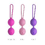 Вагінальні кульки Adrien Lastic Geisha Lastic Balls Mini Pink (S), діаметр 3,4 см, маса 85 г - мініатюра 2