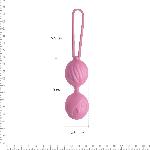 Вагінальні кульки Adrien Lastic Geisha Lastic Balls Mini Pink (S), діаметр 3,4 см, маса 85 г - мініатюра 4