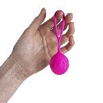 Вагінальні кульки Adrien Lastic Geisha Lastic Balls Mía Magenta (L), діаметр 4 см, маса 42 г - мініатюра 2