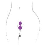Вагінальні кульки з вібрацією Adrien Lastic Kegel Vibe Purple, діаметр 3,7 см - мініатюра 6