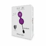Вагінальні кульки з вібрацією Adrien Lastic Kegel Vibe Purple, діаметр 3,7 см - мініатюра 5