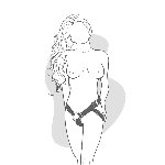 Джинсові трусики для страпона Adrien Lastic - Lastic Strap-on - мініатюра 5