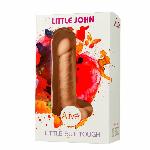 Фалоімітатор з присоскою Alive Little John, діаметр 3,5 см, ПВХ, об’ємна головка - мініатюра 2