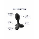 Анальна пробка з вібрацією Satisfyer Game Changer Black - мініатюра 3