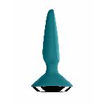 Анальна смарт-вібропробка Satisfyer Plug-ilicious 1 Petrol - мініатюра 6