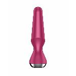 Анальна смарт-вібропробка Satisfyer Plug-ilicious 2 Berry - мініатюра 3