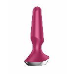 Анальна смарт-вібропробка Satisfyer Plug-ilicious 2 Berry - мініатюра 4