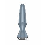 Анальна смарт-вібропробка Satisfyer Plug-ilicious 2 Ice Blue - мініатюра 3