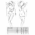 Боді Passion CHARMING BODY S/M, black - мініатюра 2