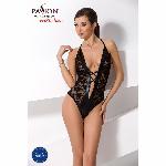 Боді з дуже глибоким декольте Passion DARYL BODY XXL/XXXL, black - мініатюра 3