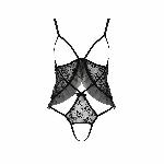 Боді монокіні з відкритими грудьми Passion JUSTINA BODY XXL/XXXL, black - мініатюра 3