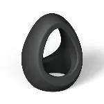 Ерекційне кільце подвійне Love To Love FLUX RING - BLACK ONYX - мініатюра 1