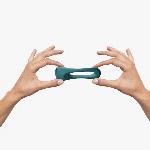 Ерекційне кільце подвійне Love To Love FLUX RING - TEAL ME - мініатюра 6