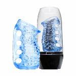 Мастурбатор Fleshlight Fleshskins Grip Blue Ice, надійна фіксація на руці, відмінно для пар та мінета - мініатюра 4