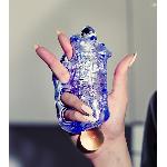 Мастурбатор Fleshlight Fleshskins Grip Blue Ice, надійна фіксація на руці, відмінно для пар та мінета - мініатюра 2