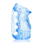 Мастурбатор Fleshlight Fleshskins Grip Blue Ice, надійна фіксація на руці, відмінно для пар та мінета - мініатюра 1