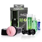Мастурбатор Fleshlight Pink Lady Original Value Pack: присоска, змазка, чищення і відновлення - мініатюра 1