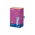 Кліторальний смарт-вібратор Satisfyer Threesome 4 Blue з трьома пальчиками - мініатюра 2