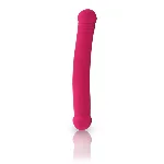 Фалоімітатор двосторонній Dorcel Real Double Do Magenta, діаметр 4 см, довжина 42 см - мініатюра 1