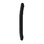 Фалоімітатор двосторонній Dorcel Real Double Do Black, діаметр 4 см, довжина 42 см - мініатюра 1
