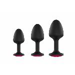 Анальна пробка Dorcel Geisha Plug Ruby M з кулькою всередині, створює вібрації, макс. діаметр 3,2см - мініатюра 5