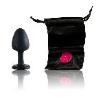 Анальна пробка Dorcel Geisha Plug Ruby M з кулькою всередині, створює вібрації, макс. діаметр 3,2см - мініатюра 2