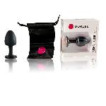 Анальна пробка Dorcel Geisha Plug Ruby M з кулькою всередині, створює вібрації, макс. діаметр 3,2см - мініатюра 4